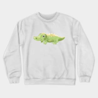 Cute cartoon crocodile Crewneck Sweatshirt